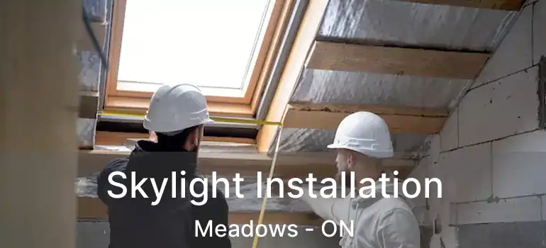  Skylight Installation Meadows - ON