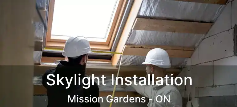  Skylight Installation Mission Gardens - ON