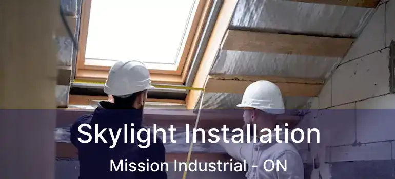  Skylight Installation Mission Industrial - ON