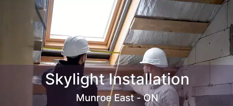  Skylight Installation Munroe East - ON