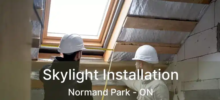  Skylight Installation Normand Park - ON