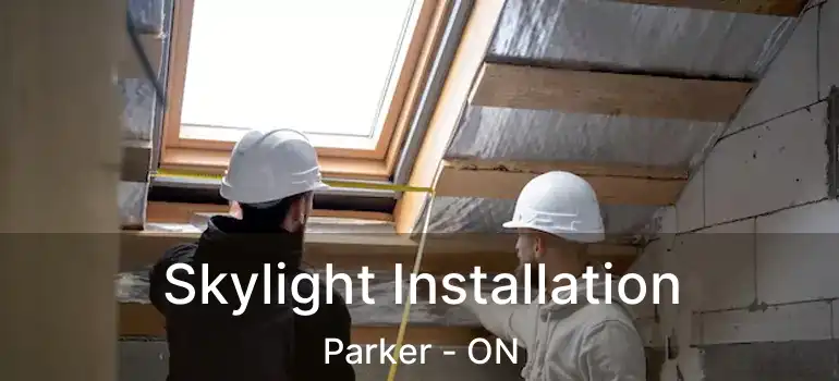  Skylight Installation Parker - ON