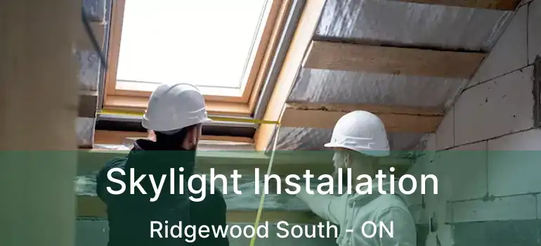  Skylight Installation Ridgewood South - ON