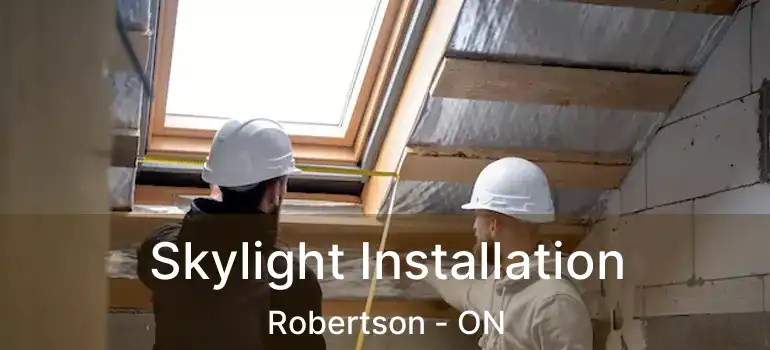  Skylight Installation Robertson - ON