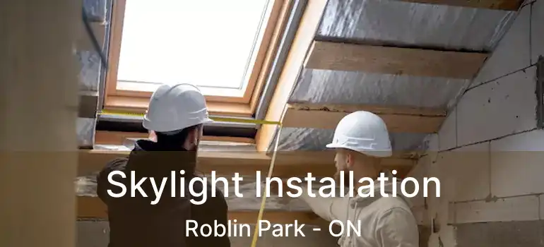  Skylight Installation Roblin Park - ON
