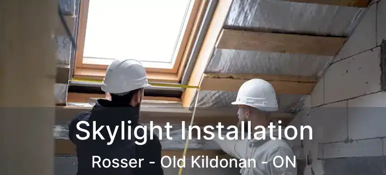  Skylight Installation Rosser - Old Kildonan - ON