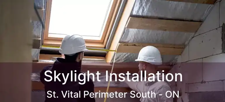  Skylight Installation St. Vital Perimeter South - ON