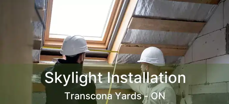  Skylight Installation Transcona Yards - ON