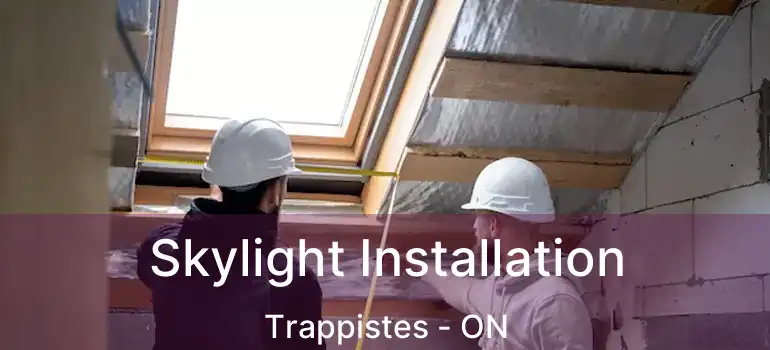  Skylight Installation Trappistes - ON
