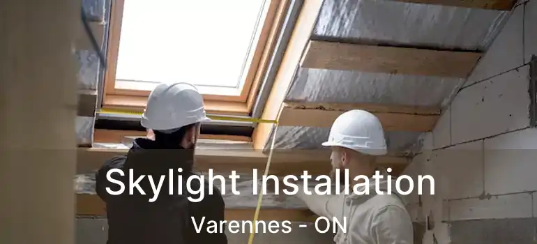  Skylight Installation Varennes - ON