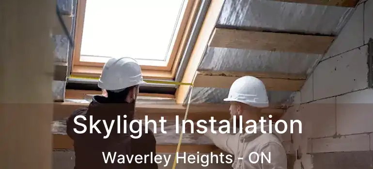  Skylight Installation Waverley Heights - ON