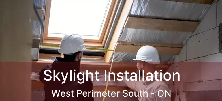 Skylight Installation West Perimeter South - ON