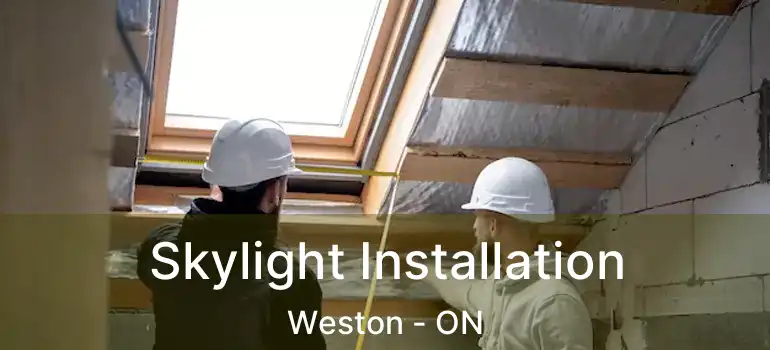  Skylight Installation Weston - ON