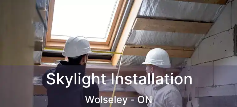  Skylight Installation Wolseley - ON