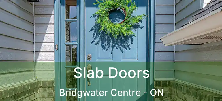  Slab Doors Bridgwater Centre - ON