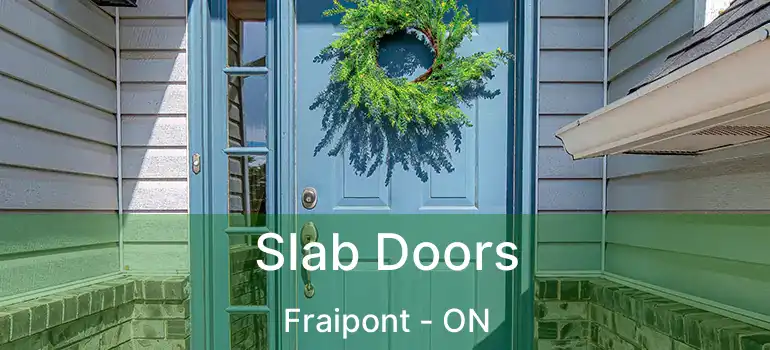  Slab Doors Fraipont - ON