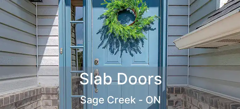  Slab Doors Sage Creek - ON