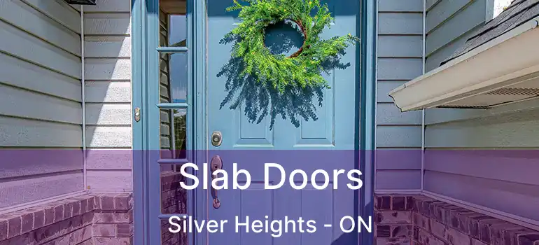  Slab Doors Silver Heights - ON