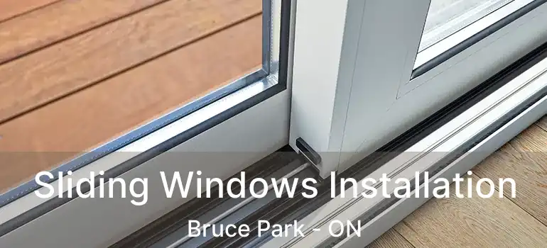  Sliding Windows Installation Bruce Park - ON