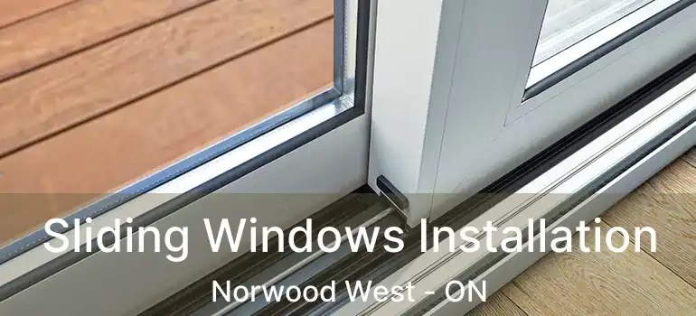  Sliding Windows Installation Norwood West - ON