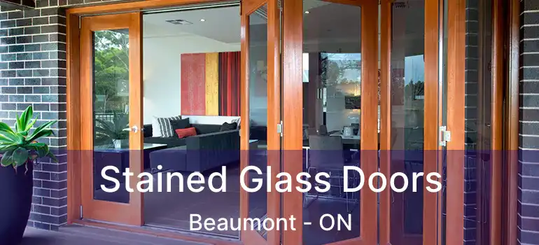  Stained Glass Doors Beaumont - ON