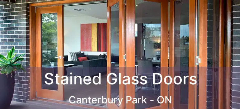  Stained Glass Doors Canterbury Park - ON