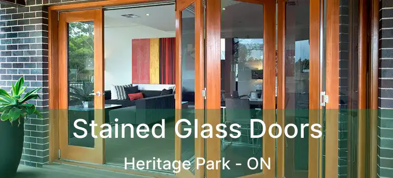  Stained Glass Doors Heritage Park - ON