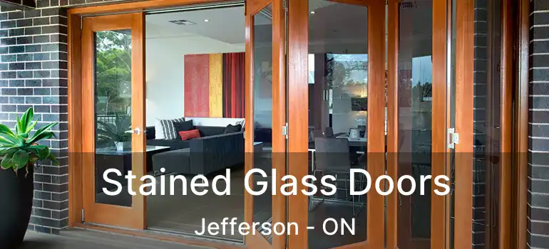  Stained Glass Doors Jefferson - ON