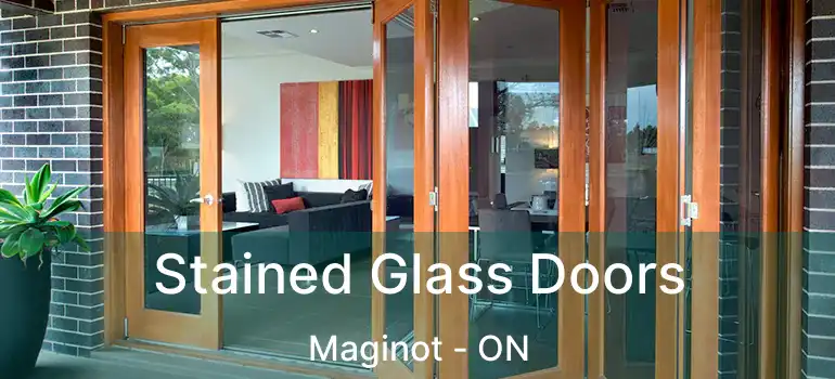  Stained Glass Doors Maginot - ON