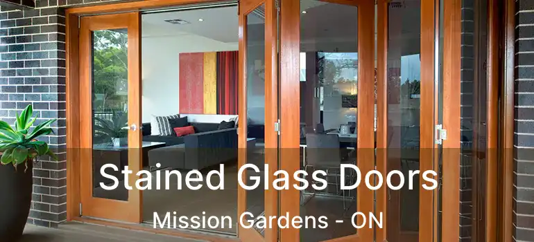  Stained Glass Doors Mission Gardens - ON