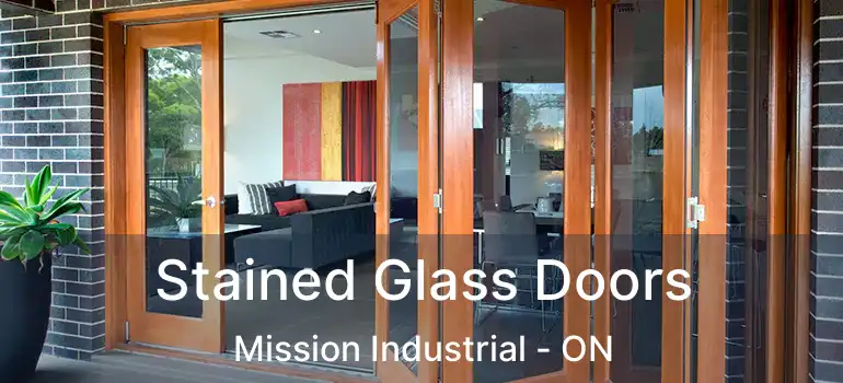  Stained Glass Doors Mission Industrial - ON