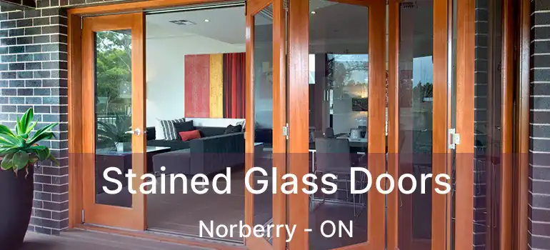  Stained Glass Doors Norberry - ON