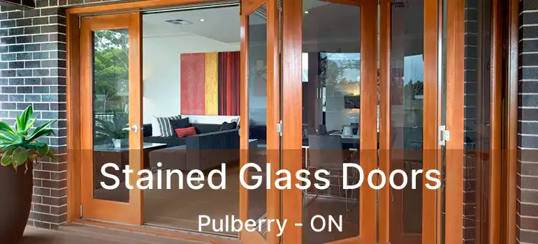  Stained Glass Doors Pulberry - ON
