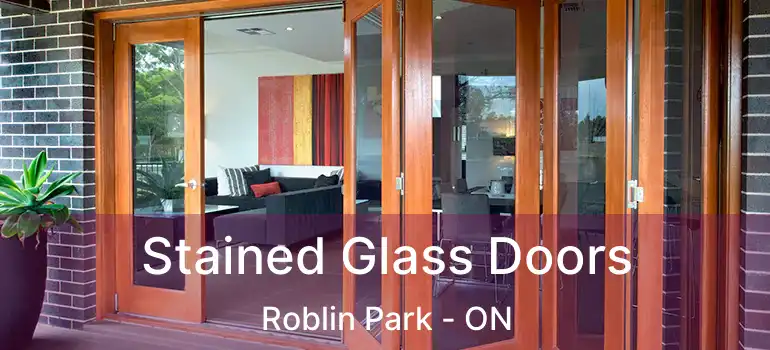  Stained Glass Doors Roblin Park - ON