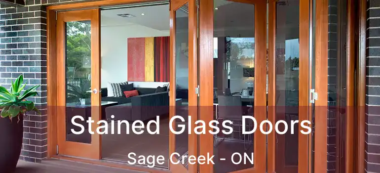  Stained Glass Doors Sage Creek - ON