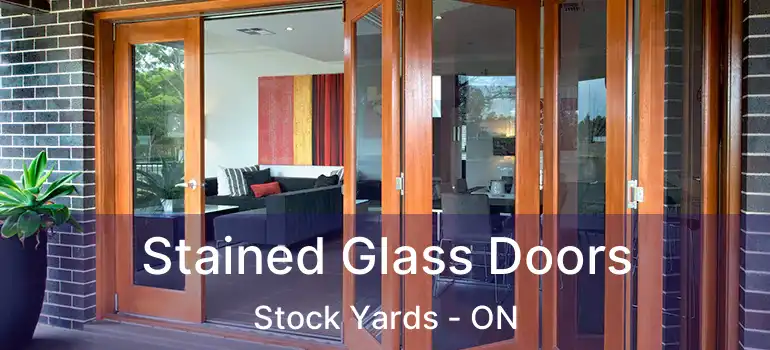  Stained Glass Doors Stock Yards - ON
