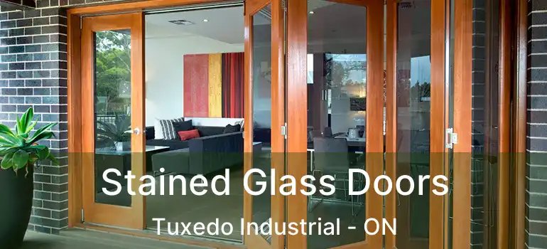 Stained Glass Doors Tuxedo Industrial - ON