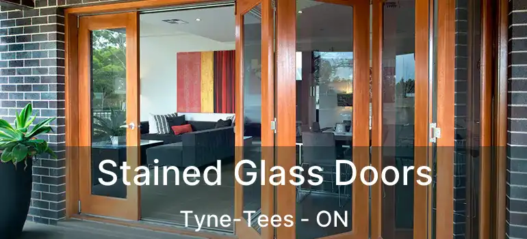  Stained Glass Doors Tyne-Tees - ON