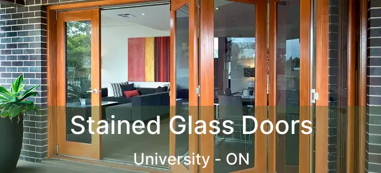  Stained Glass Doors University - ON