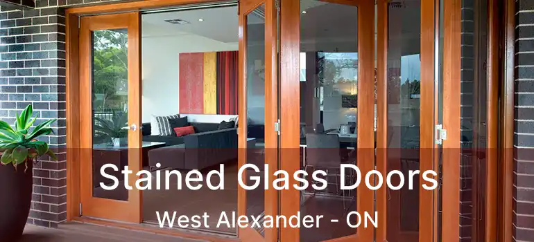  Stained Glass Doors West Alexander - ON