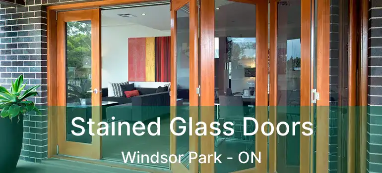  Stained Glass Doors Windsor Park - ON