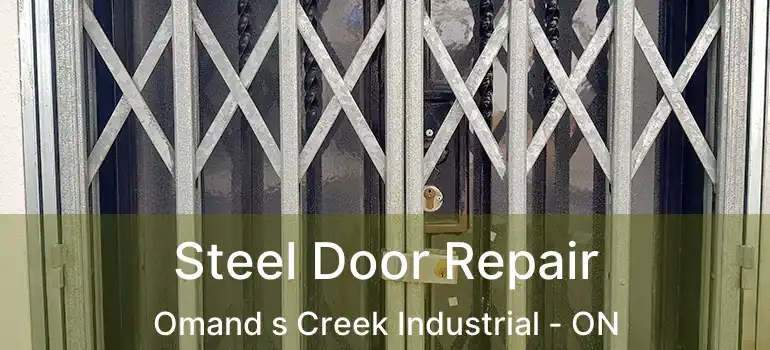  Steel Door Repair Omand s Creek Industrial - ON