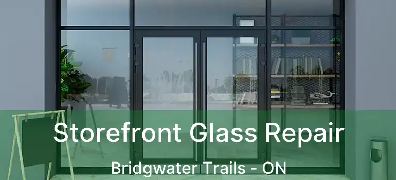  Storefront Glass Repair Bridgwater Trails - ON