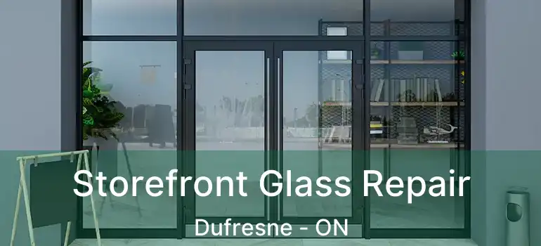  Storefront Glass Repair Dufresne - ON