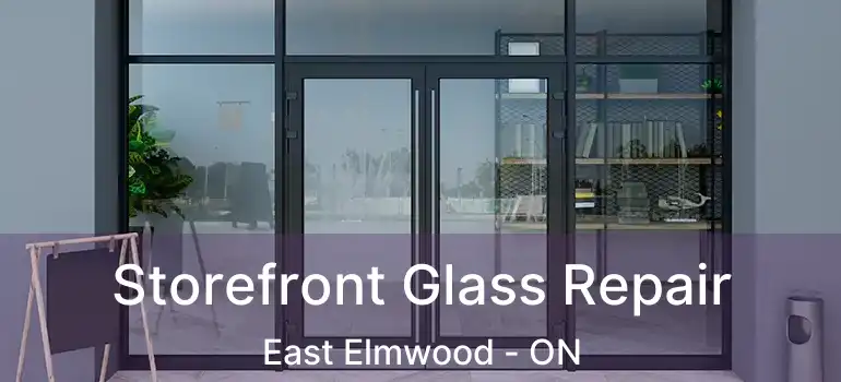  Storefront Glass Repair East Elmwood - ON
