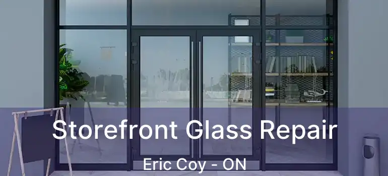  Storefront Glass Repair Eric Coy - ON
