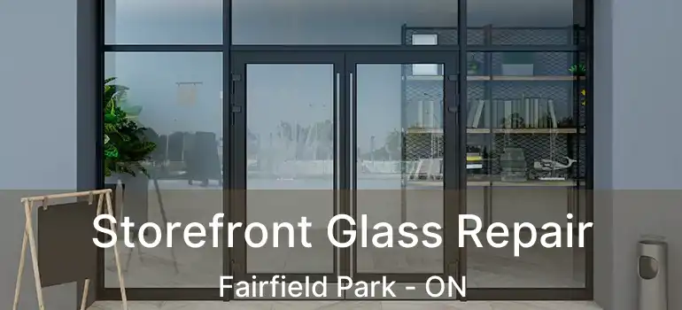  Storefront Glass Repair Fairfield Park - ON