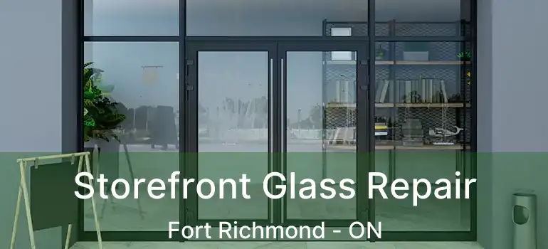  Storefront Glass Repair Fort Richmond - ON