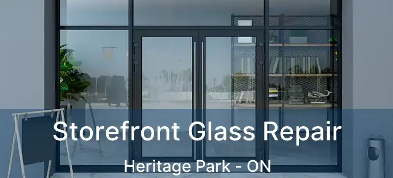  Storefront Glass Repair Heritage Park - ON