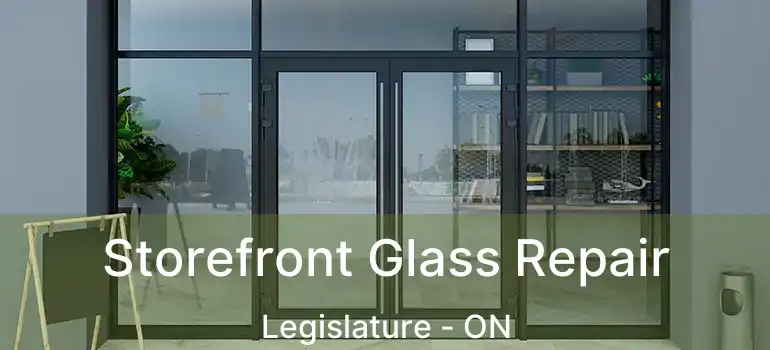 Storefront Glass Repair Legislature - ON